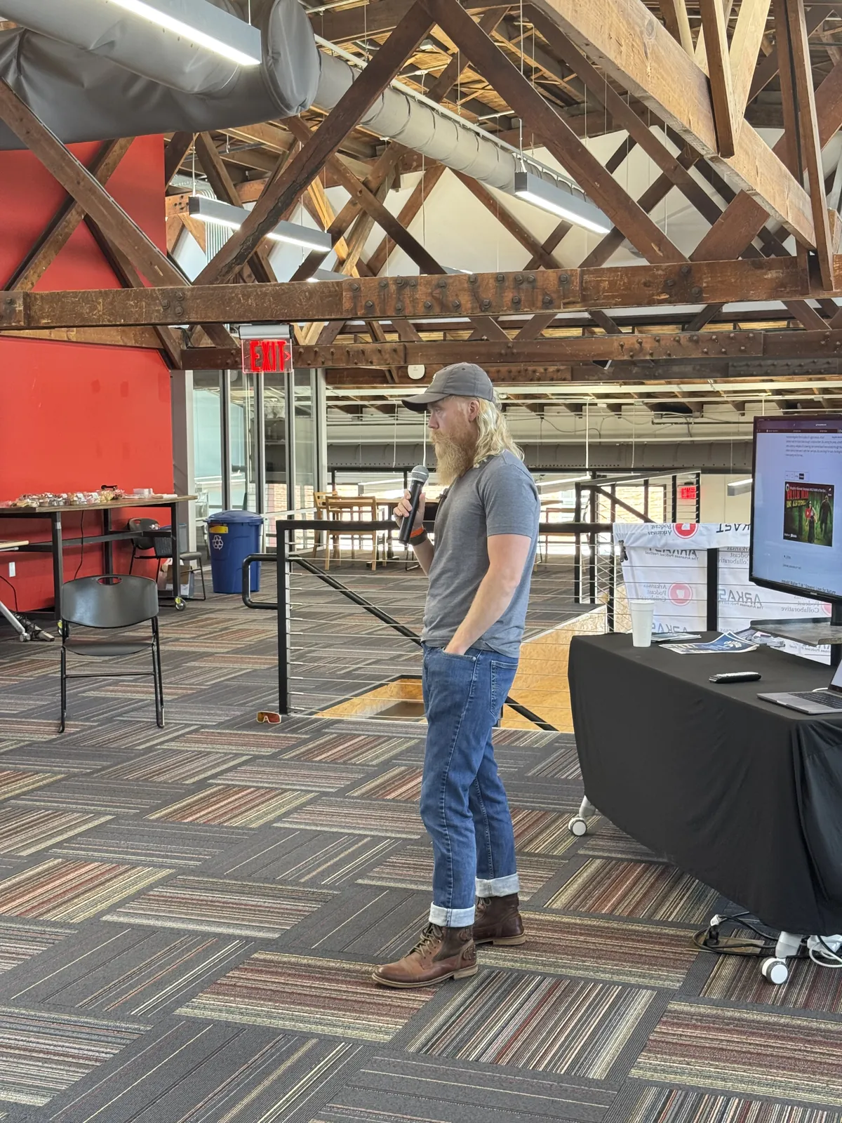 Sponsor booth on the floor at ARKAST 2025