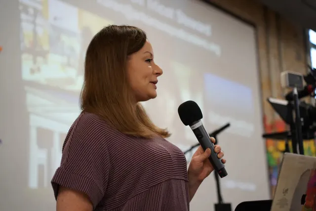 A workshop presenter at ARKAST 2025